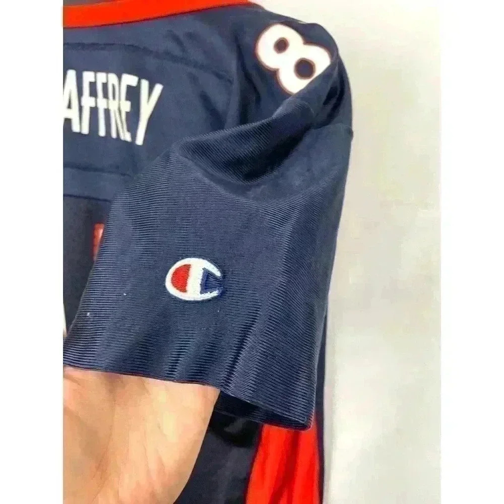 VTG Champion Denver Broncos McCaffrey NFL Football Jersey LARGE Youth #87 - Picture 7 of 12